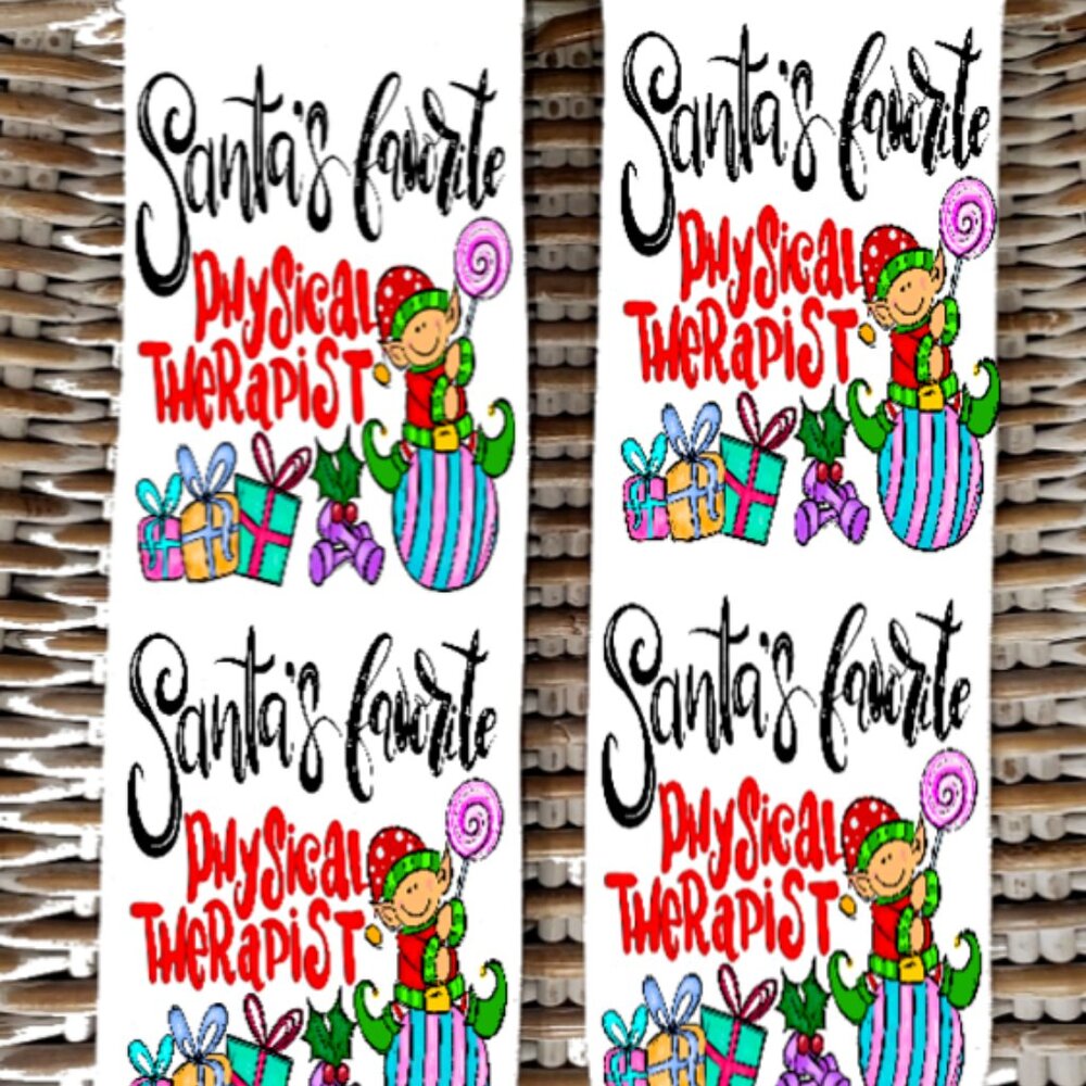 Santa's Favorite Physical Therapist Ankle Socks